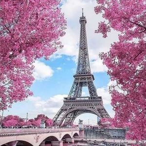 Eiffel Tower Diamond Dot Painting